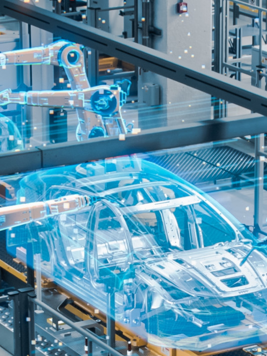 automotive industry automation using robots and processes